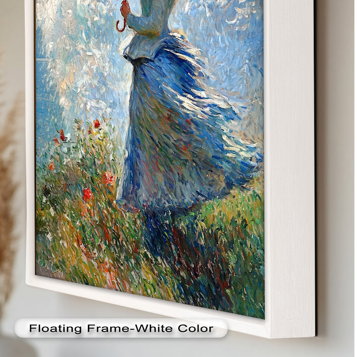 Lady in the Breeze – Impressionist Oil Painting