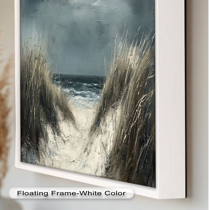 Stormy Beach Landscape - Realism Oil Painting