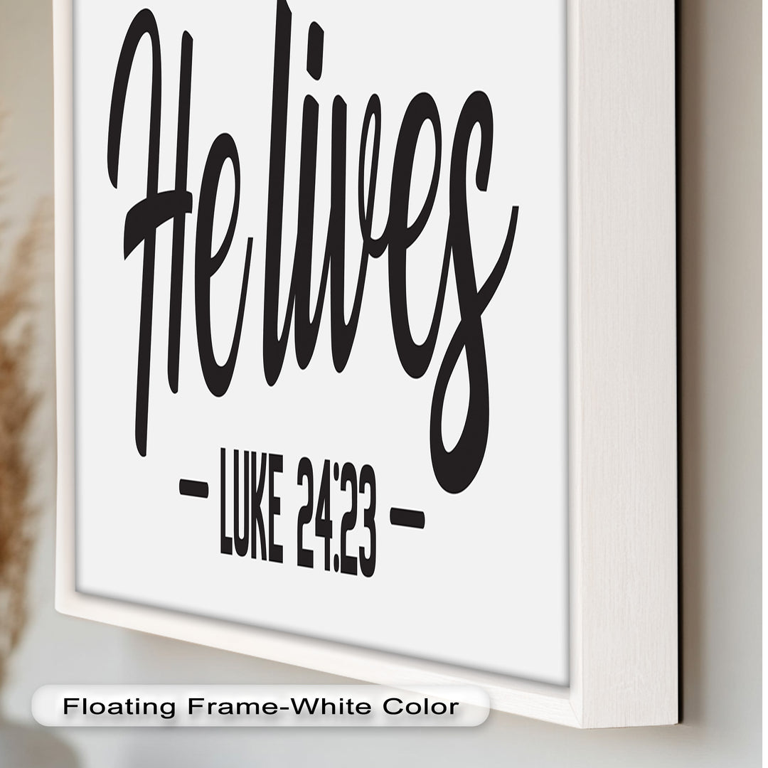 He Lives – Luke 24:23 Christian Oil Painting