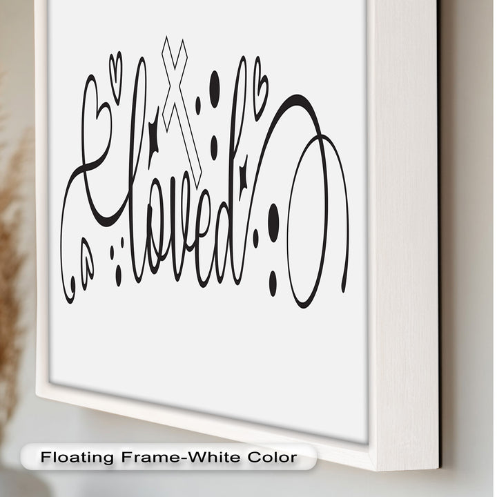 You Are Loved – Christian Bible Verse Oil Painting