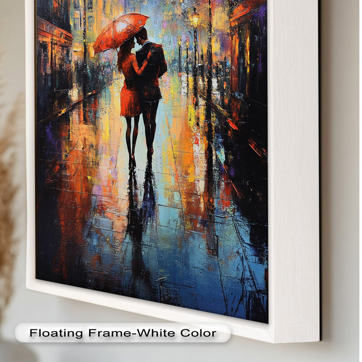 Parisian Embrace – Love Oil Painting