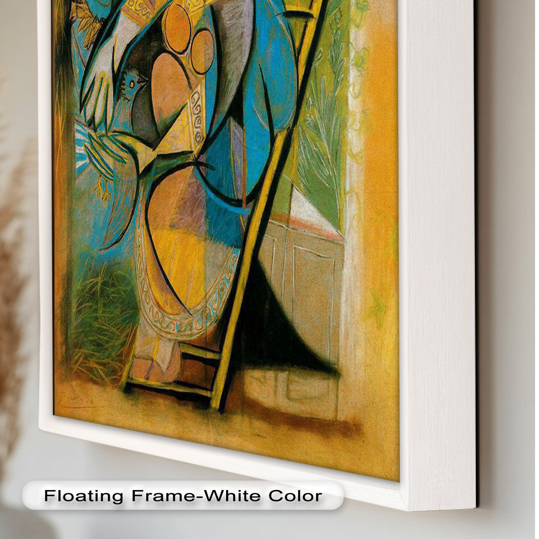 Nest of Peace – Symbolic Cubist Oil Painting