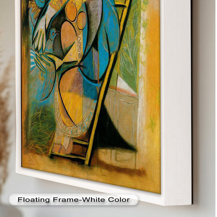 Nest of Peace – Symbolic Cubist Oil Painting