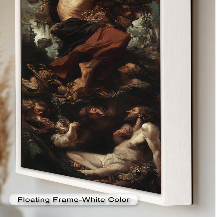 The Titan’s Ascent – Baroque Mythological Oil Painting