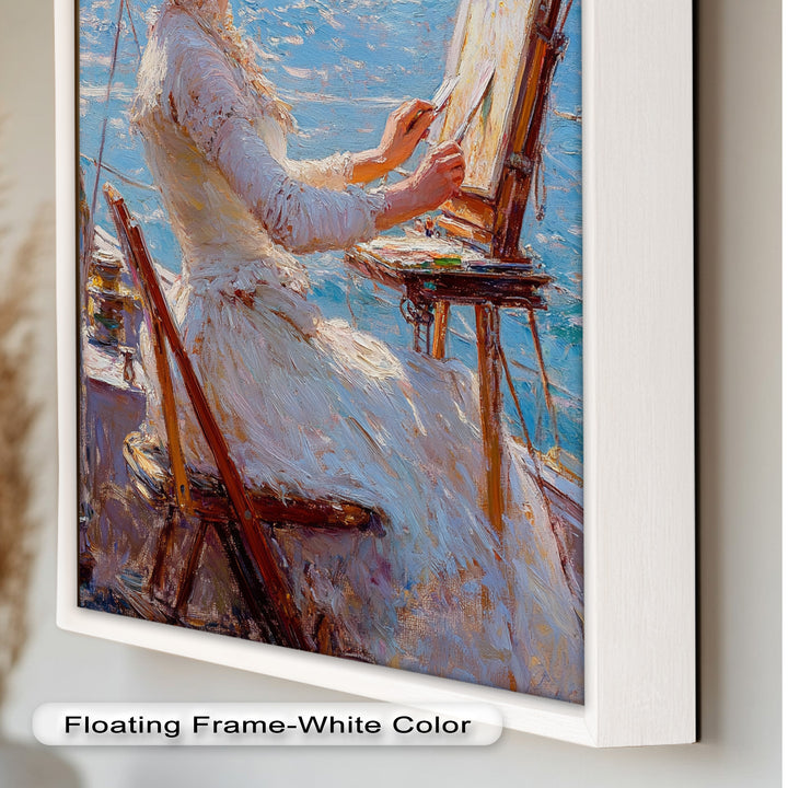 Seaside Muse – Impressionist Oil Painting