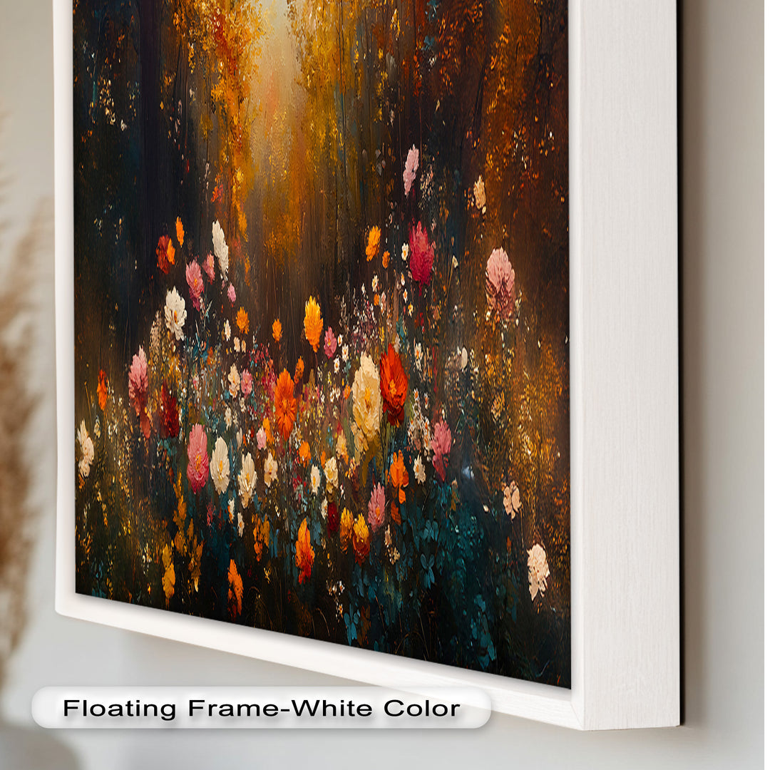 Forest Floral Landscape - Romanticism Oil Painting