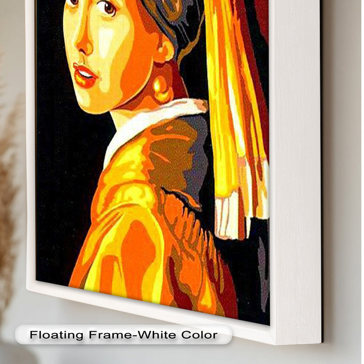 Modern Rendition of Girl with a Pearl Earring - Renaissance Oil Painting