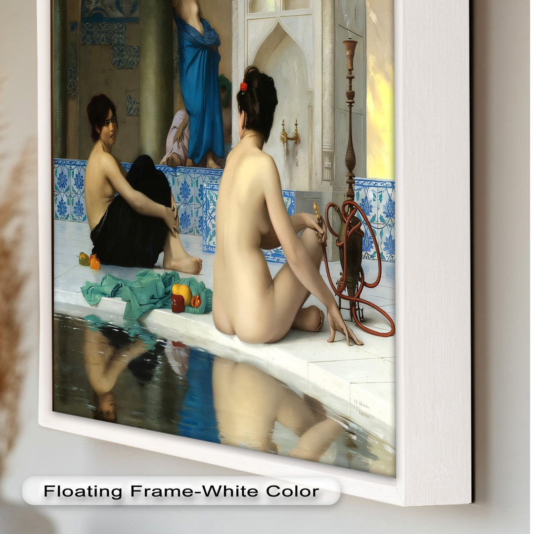 Serenity of the Harem Bath – Orientalist Renaissance Oil Painting