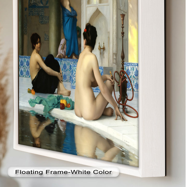Serenity of the Harem Bath – Orientalist Renaissance Oil Painting