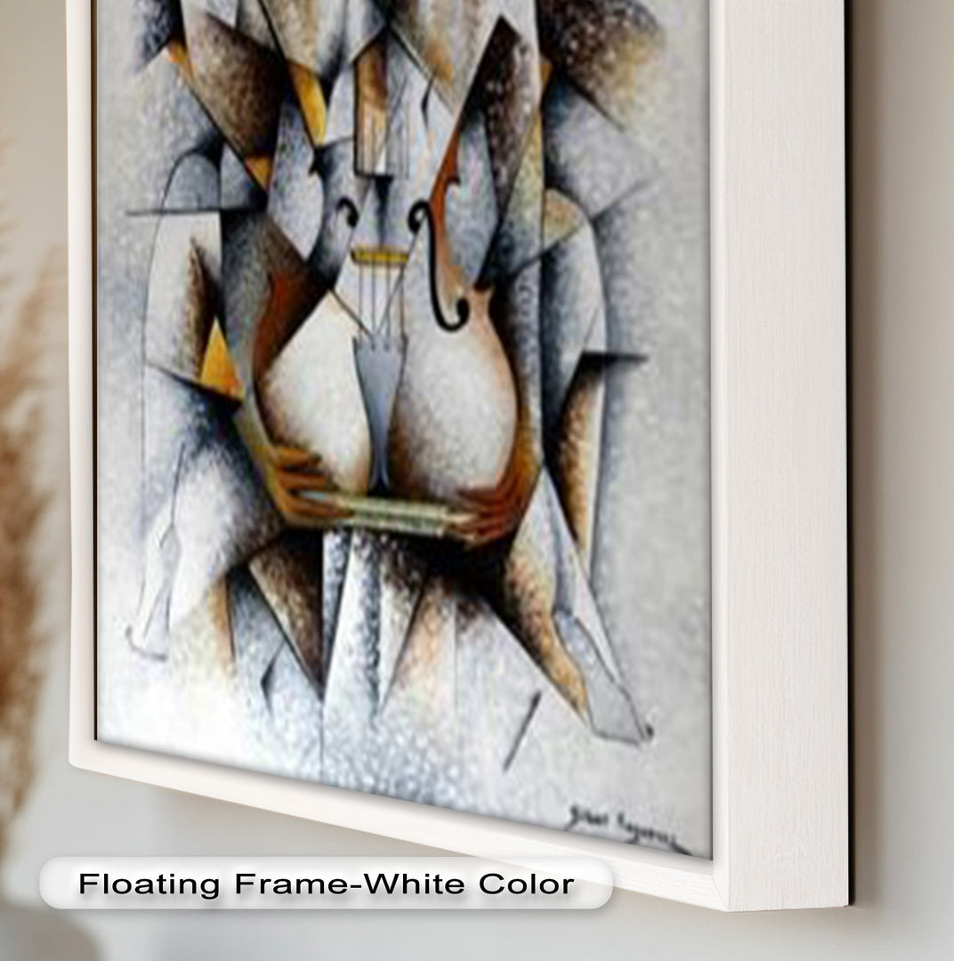 Cubist Nude with Violin - Picasso Oil Painting