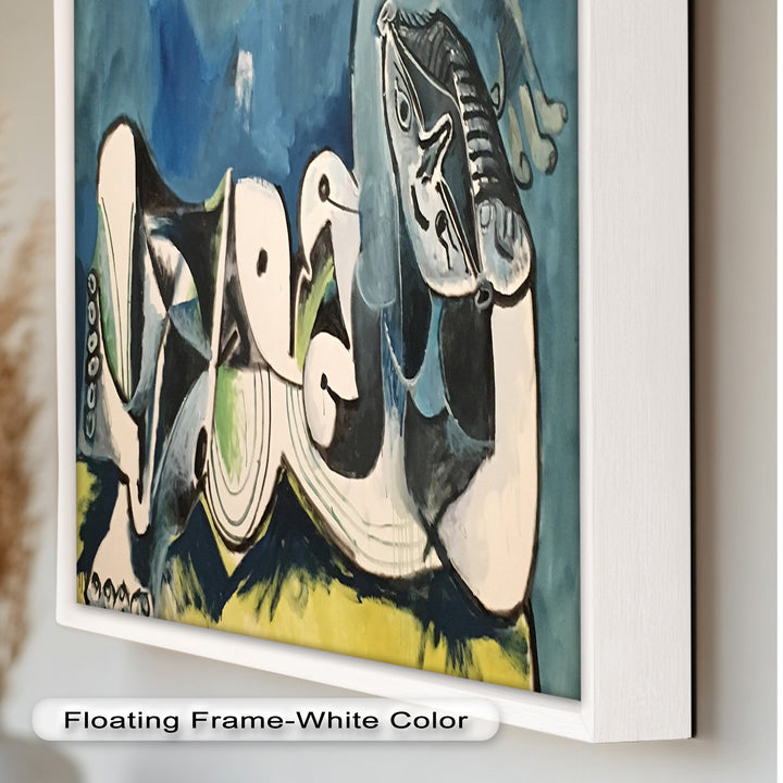 Resting in Abstraction – Reclining Figure Picasso Oil Painting