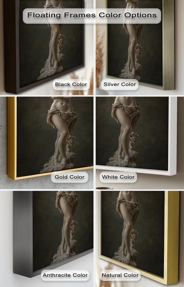 Marble Muse – Classical Nude Oil Painting