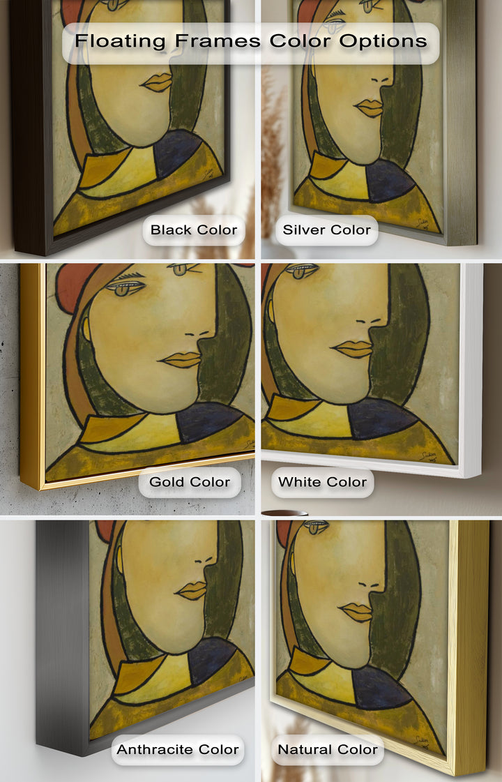 Muted Elegance – Picasso Style Oil Painting