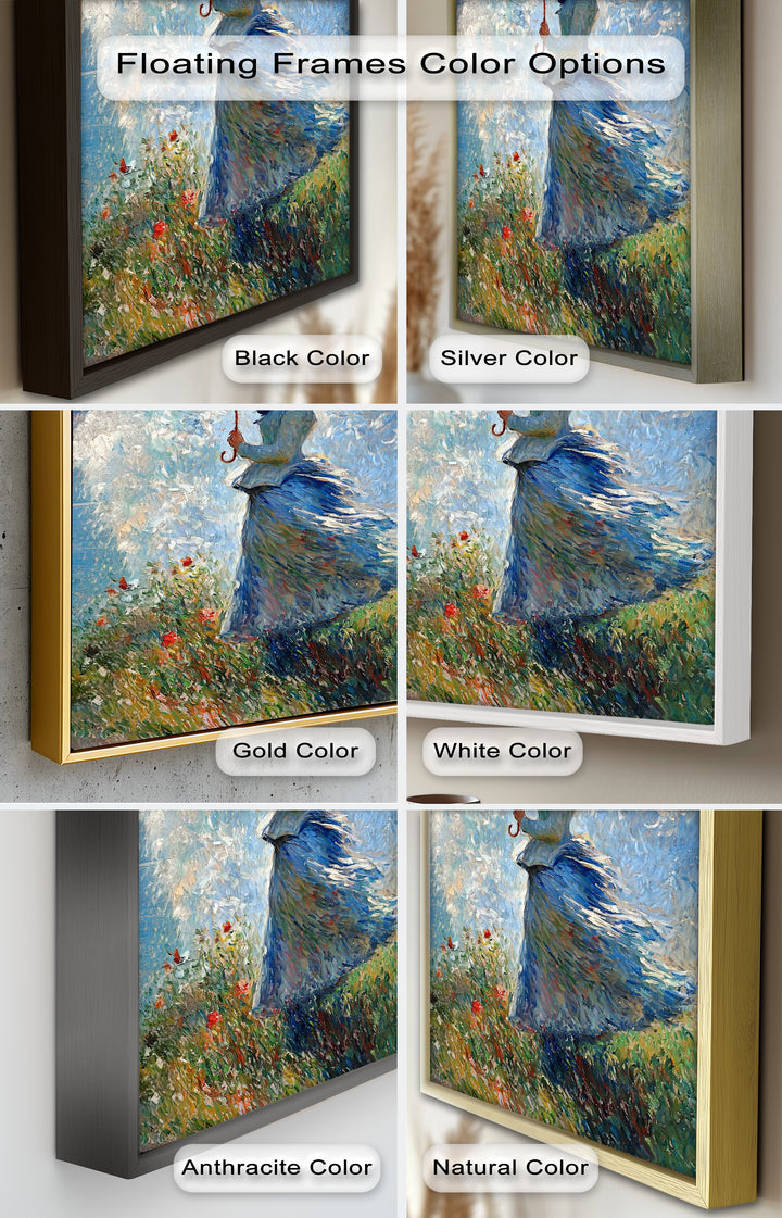 Lady in the Breeze – Impressionist Oil Painting