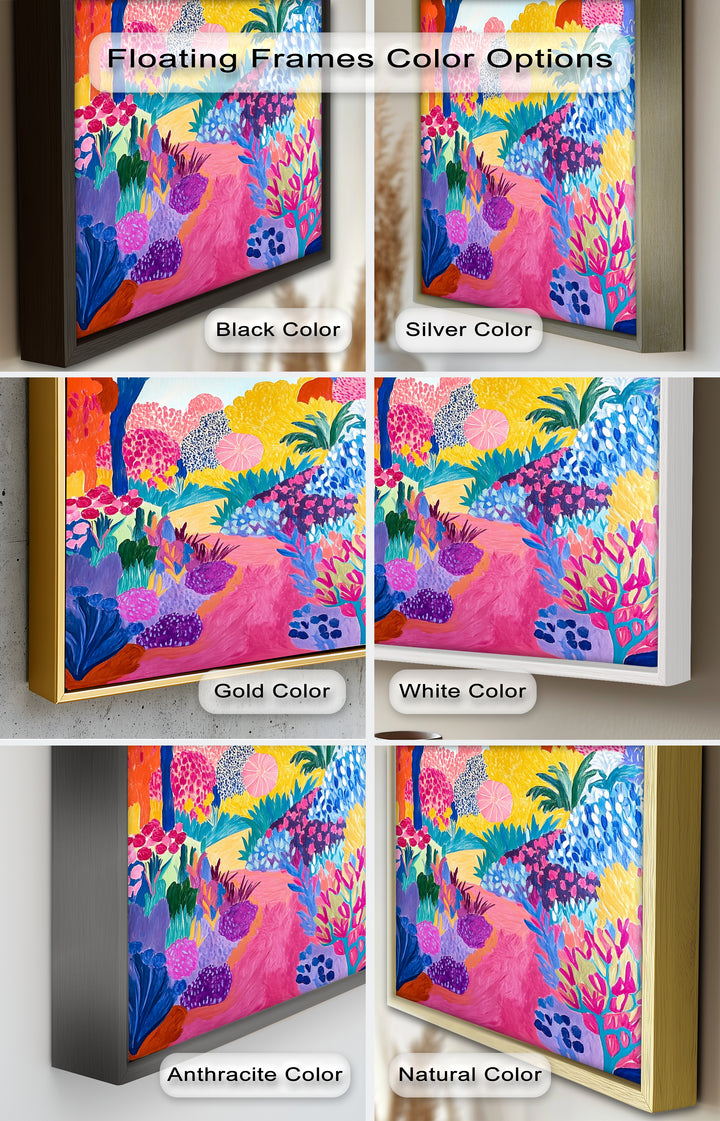 Vibrant Fauvist Garden – Expressive Nature Oil Painting