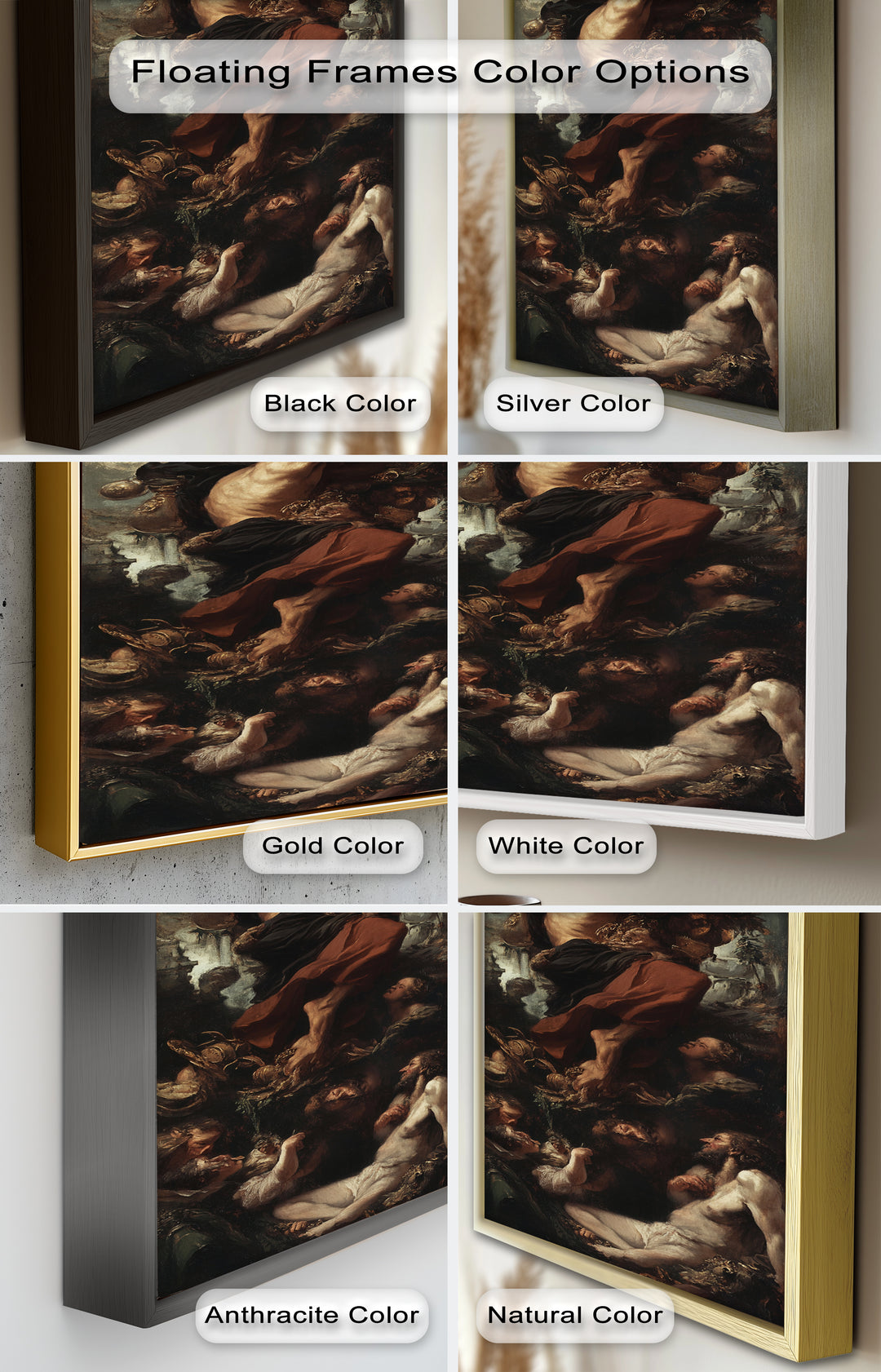 The Titan’s Ascent – Baroque Mythological Oil Painting