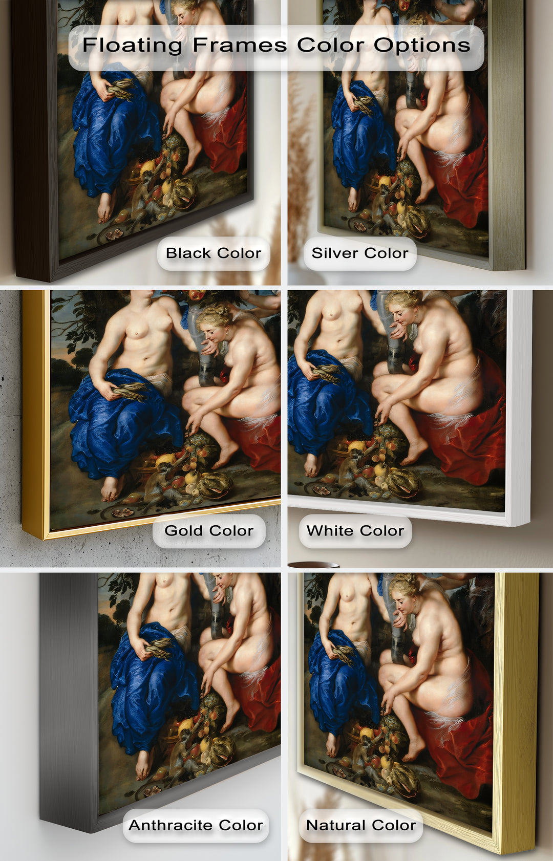 Bountiful Companions – Renaissance Oil Painting of Fruit and Femininity