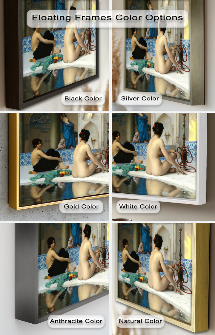 Serenity of the Harem Bath – Orientalist Renaissance Oil Painting