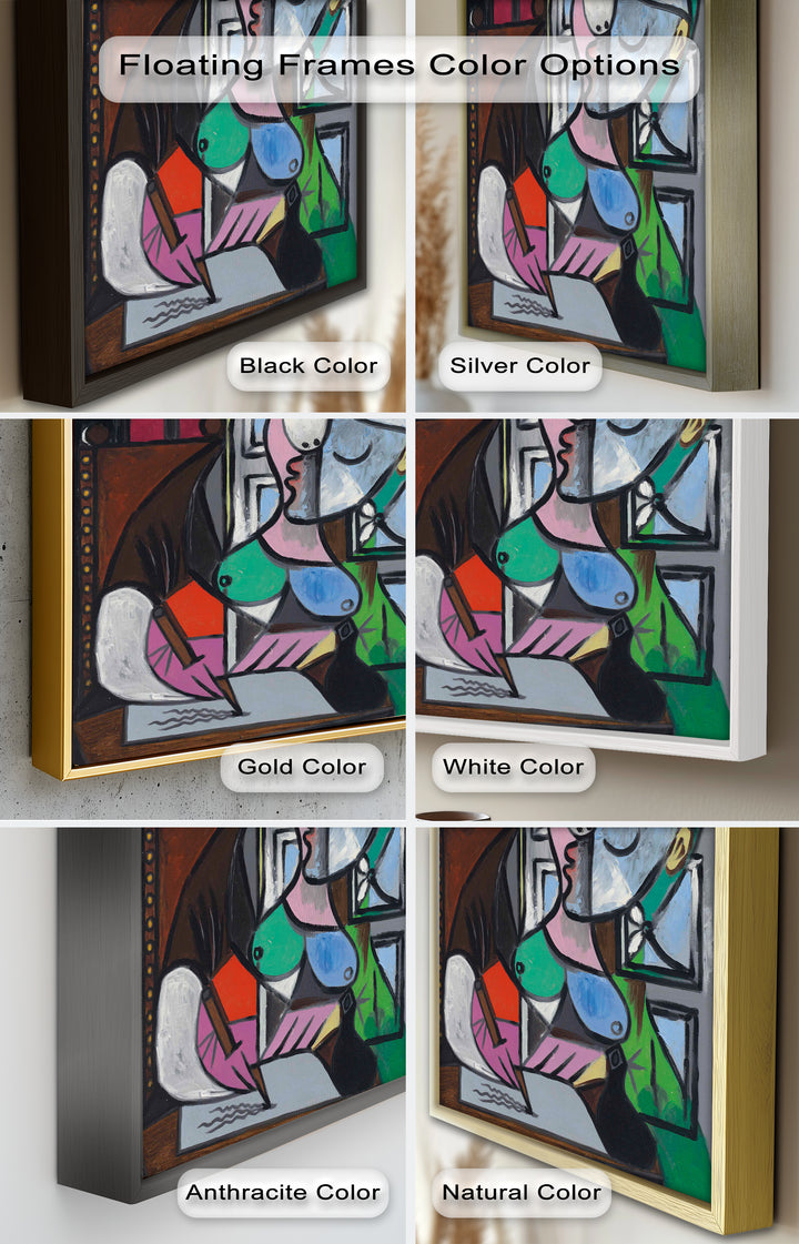 The Letter – Woman Writing at Window Picasso Oil Painting