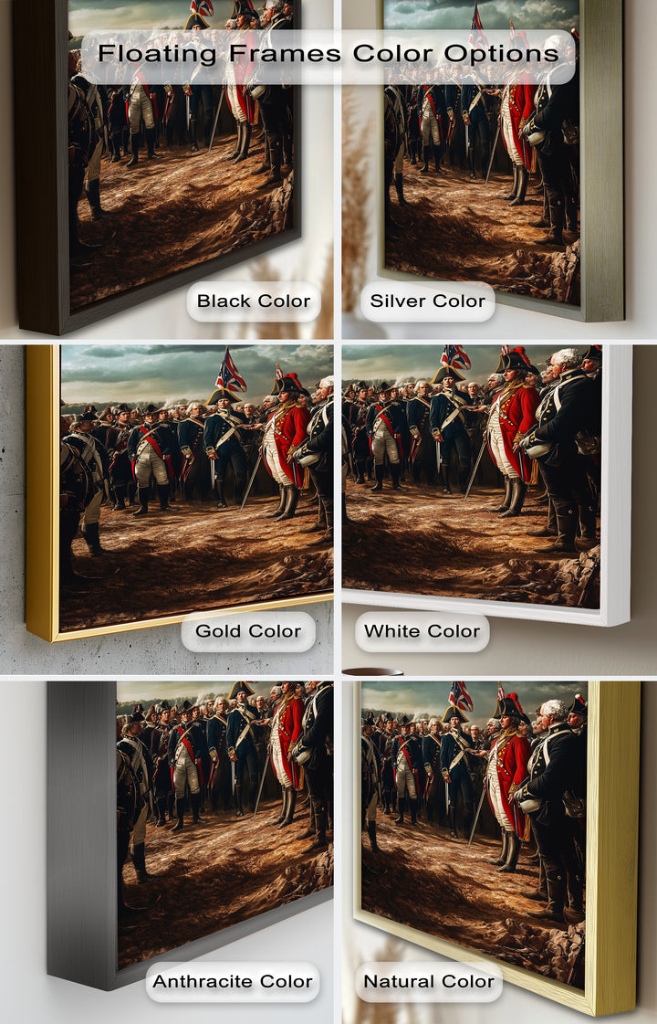Surrender of Power – Revolutionary Oil Painting