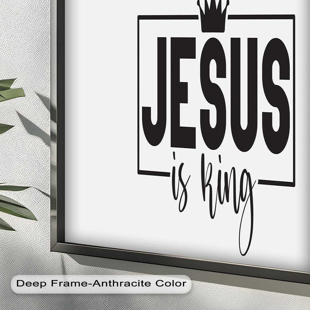 Jesus Is King – Christian Oil Painting