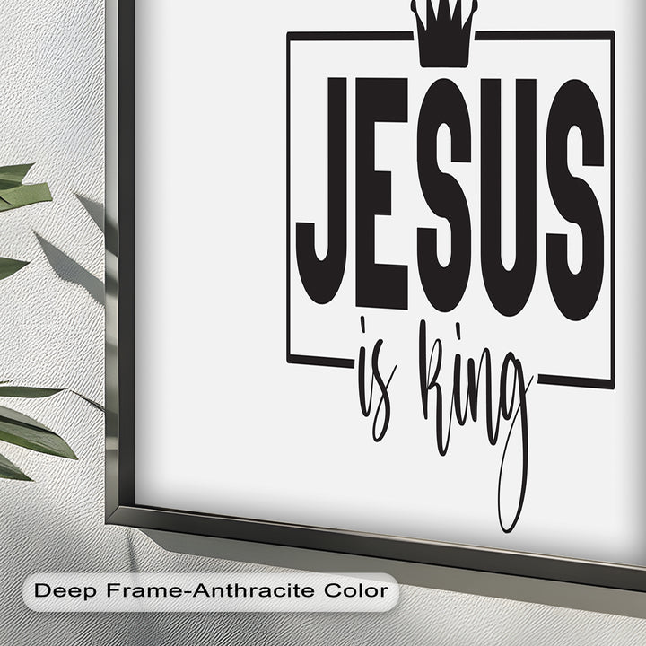Jesus Is King – Christian Oil Painting