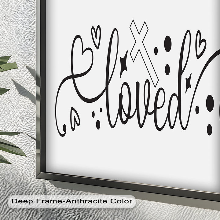 You Are Loved – Christian Bible Verse Oil Painting