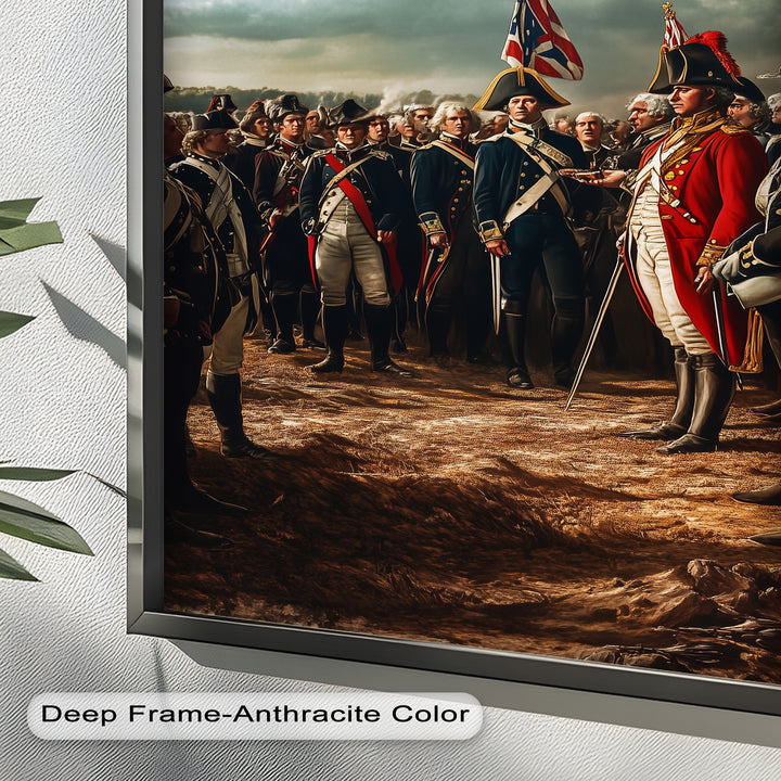 Surrender of Power – Revolutionary Oil Painting