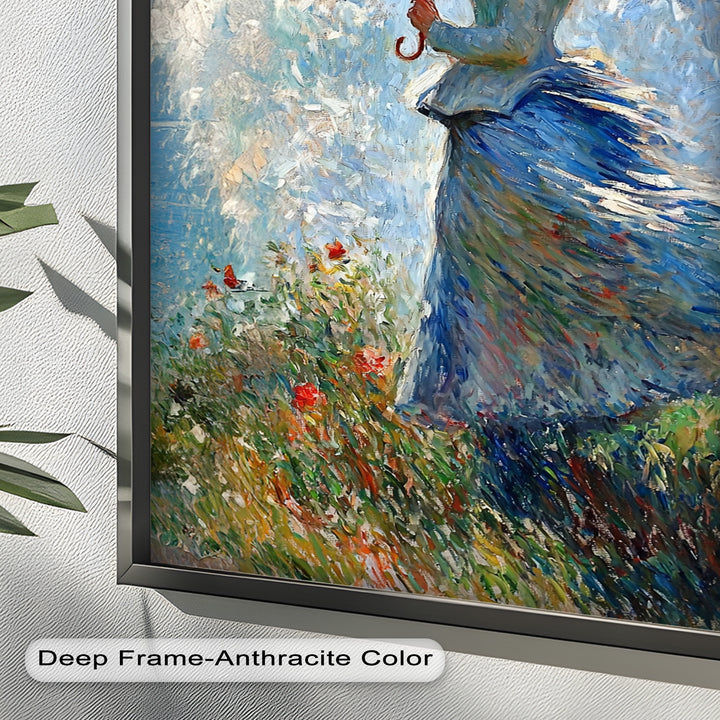Lady in the Breeze – Impressionist Oil Painting