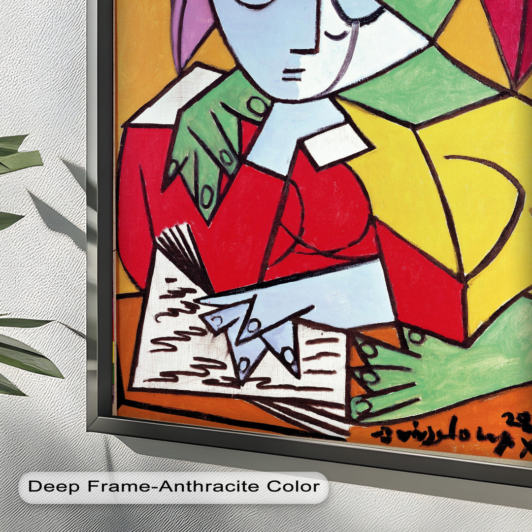 Kubistische Liebende in Umarmung Abstrakt - Picasso Ölgemälde