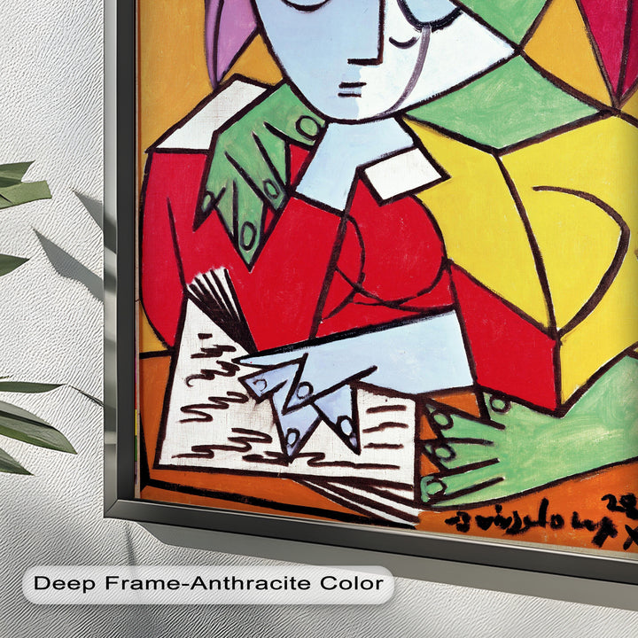 Kubistische Liebende in Umarmung Abstrakt - Picasso Ölgemälde