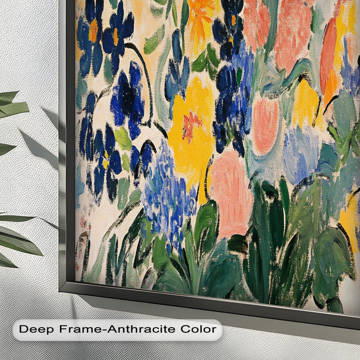 Fauvist Floral Explosion – Colorful Expressionist Oil Painting