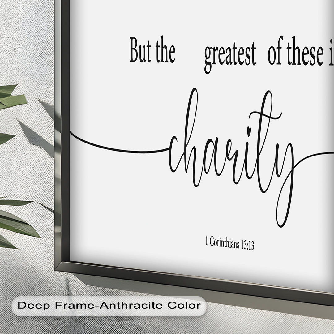 But the Greatest of These is Charity - Christian Oil Painting