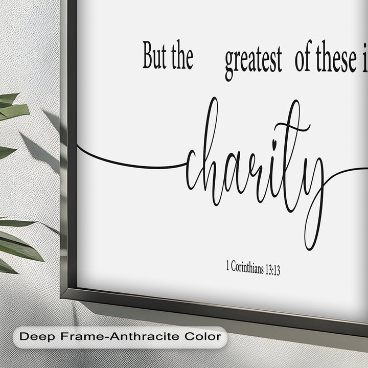 But the Greatest of These is Charity - Christian Oil Painting