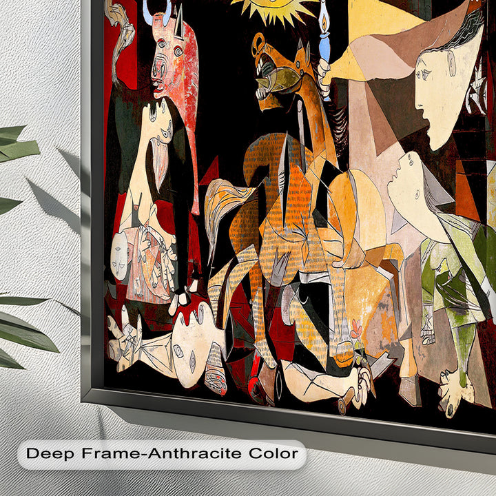 Fragmented Reflection – Abstract Portrait Picasso Oil Painting