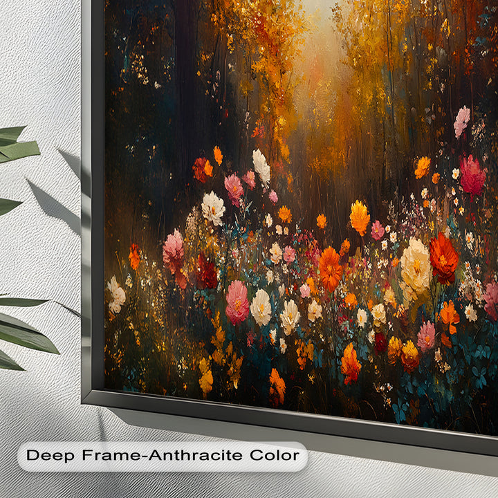 Forest Floral Landscape - Romanticism Oil Painting