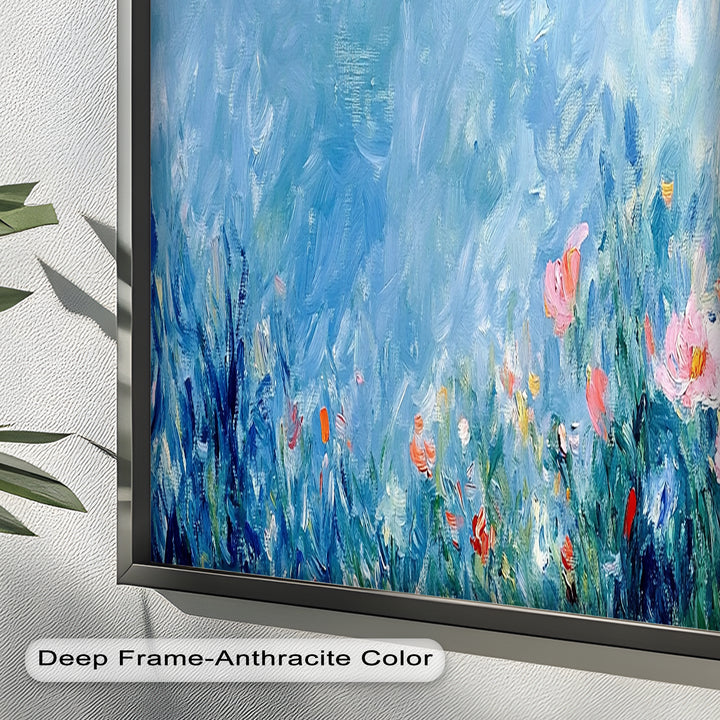 Abstract Floral - Impressionist Oil Painting