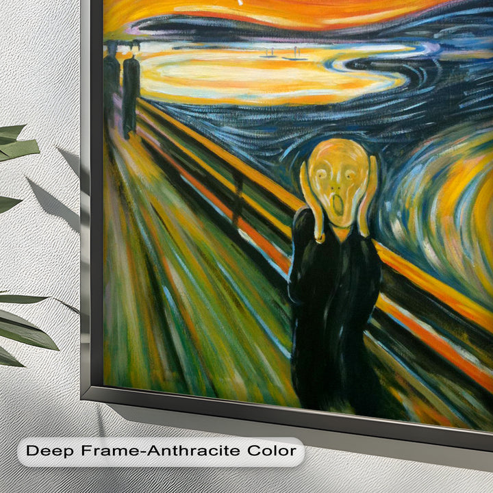 The Silent Cry – Expressionist Bridge Scene Picasso Oil Painting