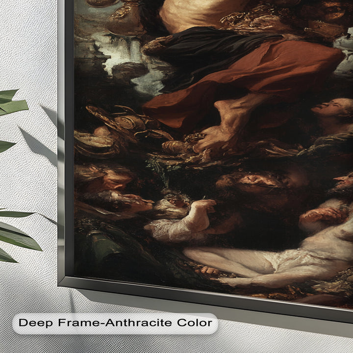 The Titan’s Ascent – Baroque Mythological Oil Painting