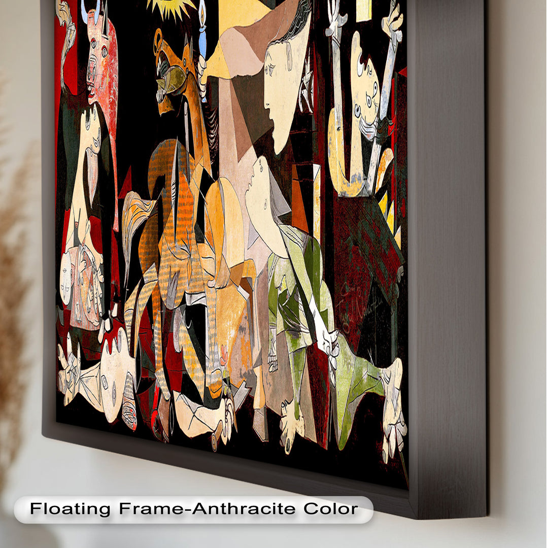 Fragmented Reflection – Abstract Portrait Picasso Oil Painting
