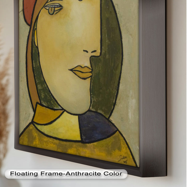 Muted Elegance – Picasso Style Oil Painting
