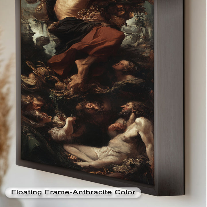 The Titan’s Ascent – Baroque Mythological Oil Painting
