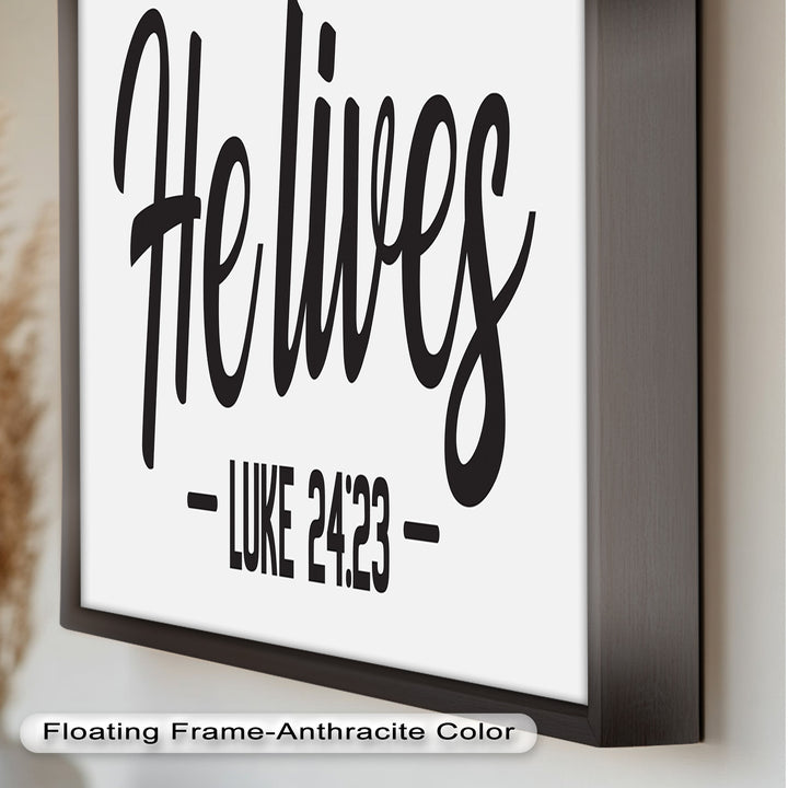 He Lives – Luke 24:23 Christian Oil Painting