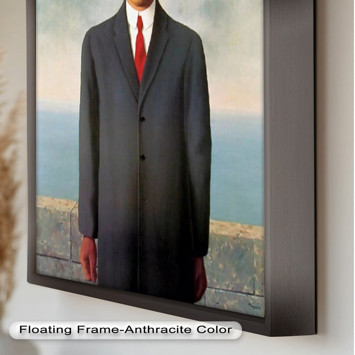 The Apple Enigma – Surrealist Gentleman Oil Painting