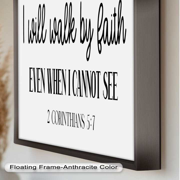 I Will Walk by Faith – Christian Oil Painting
