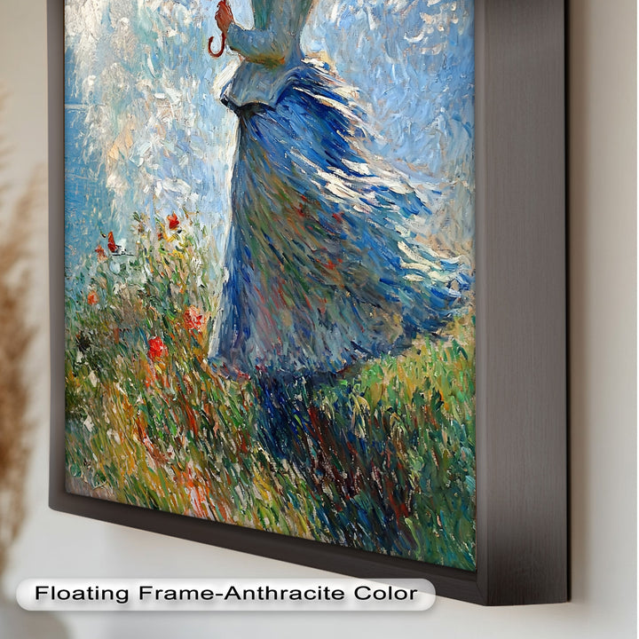 Lady in the Breeze – Impressionist Oil Painting