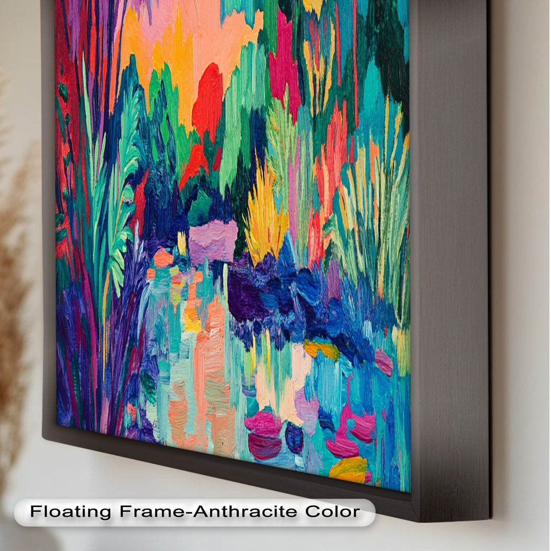 Tropical Reflections – Fauvist Oil Painting