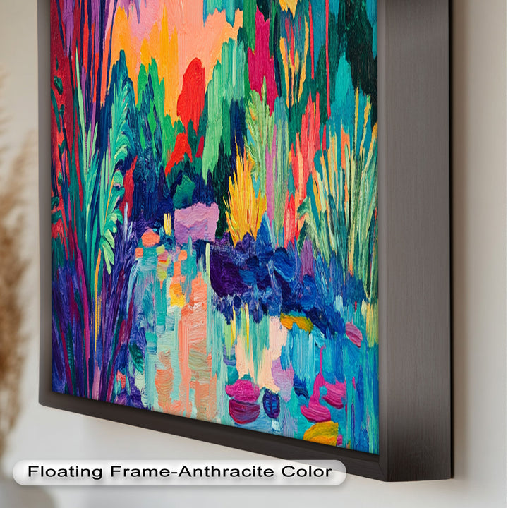 Tropical Reflections – Fauvist Oil Painting