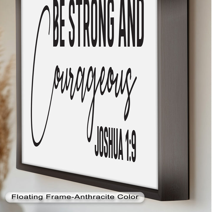Be Strong and Courageous – Joshua 1:9 Bible Oil Painting