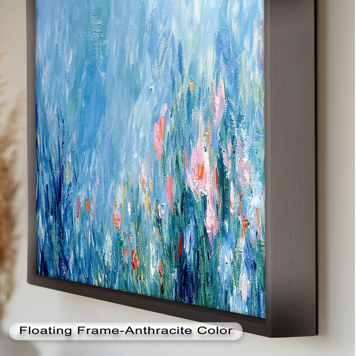 Abstract Floral - Impressionist Oil Painting